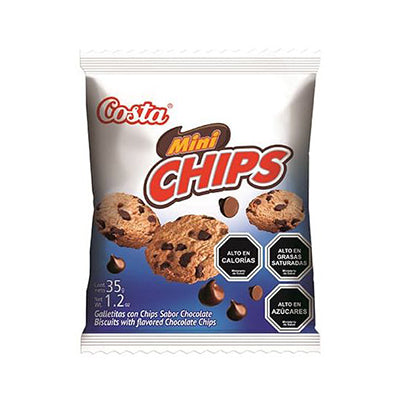 Galleta Mini Choco Chips Costa 35gr